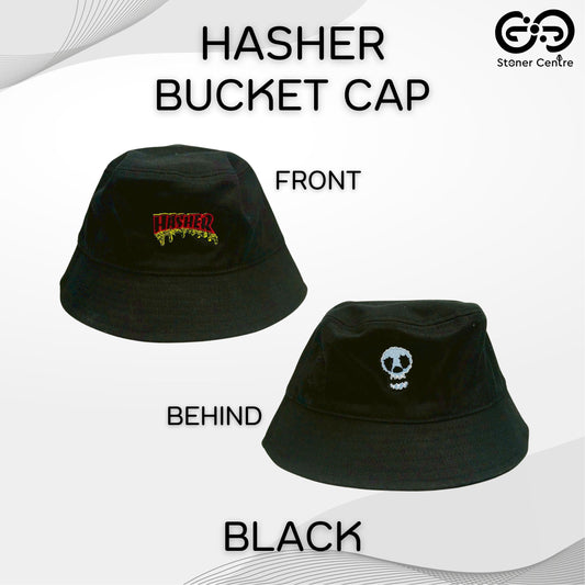BUCKET CAP | HASHER BUCKET CAP BLACK