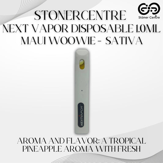 STONERCENTRE | NEXT VAPOR DISPOSABLE 1.0ML | MAUI WOOWIE -  SATIVA
