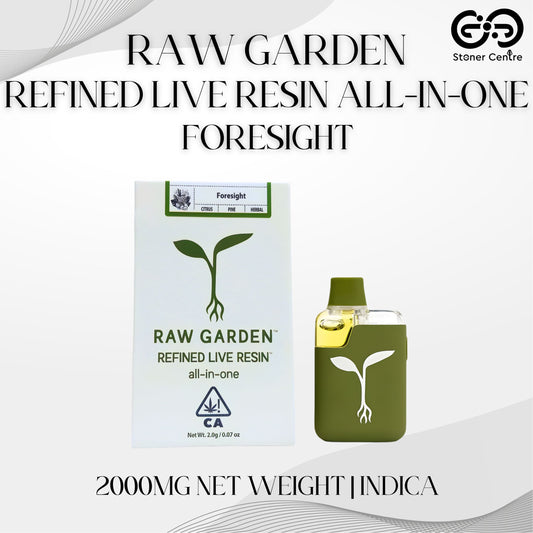 RAW GARDEN - REFINED LIVE RESIN ALL-IN-ONE 2.0ML | FORESIGHT : INDICA