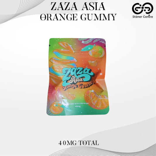 Jelly Zaza Asia Orange Gummy Edibles gummy infused thc snack