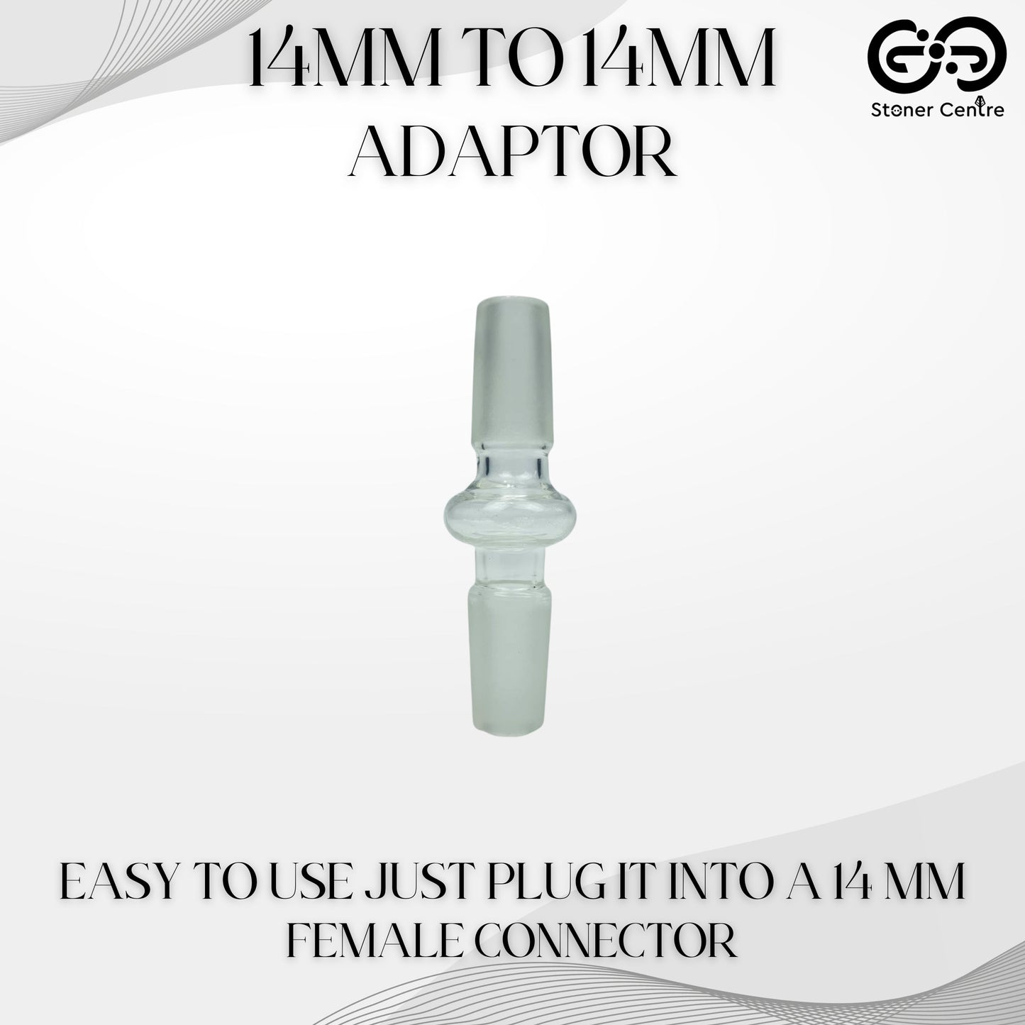 GLASS BOWL | 14MM TO 14MM ADAPTOR