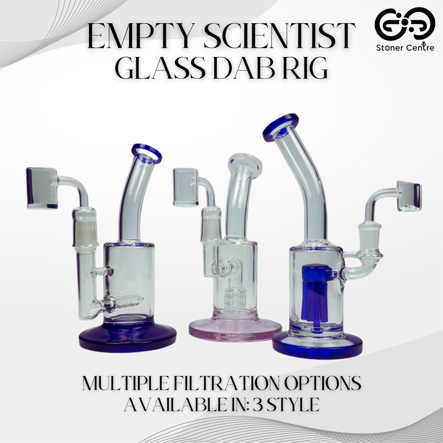 GLASS BONG | EMPTY SCIENTIST GLASS DAB RIG