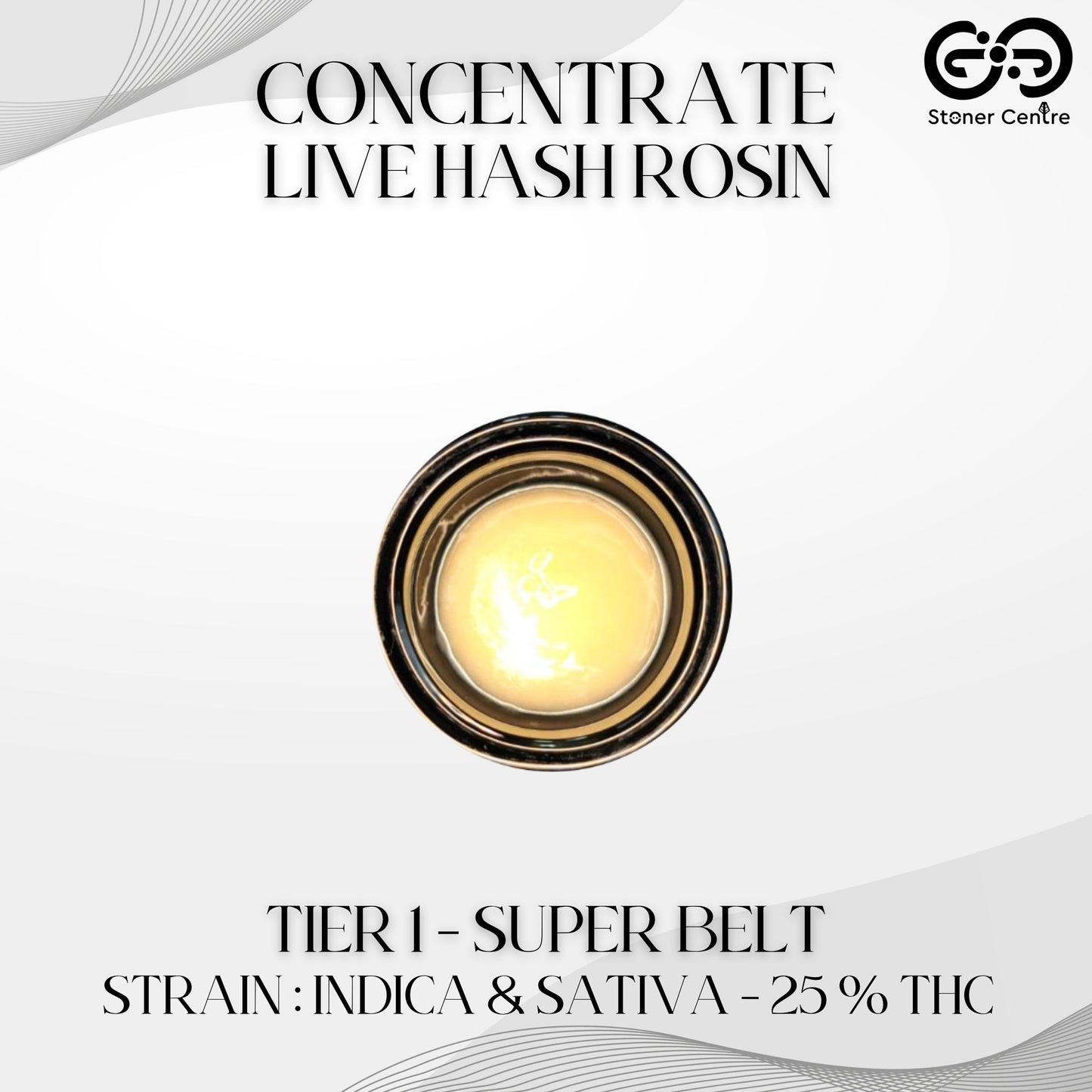 CONCENTRATE LIVE HASH ROSIN | TIER 1 - SUPER BELT