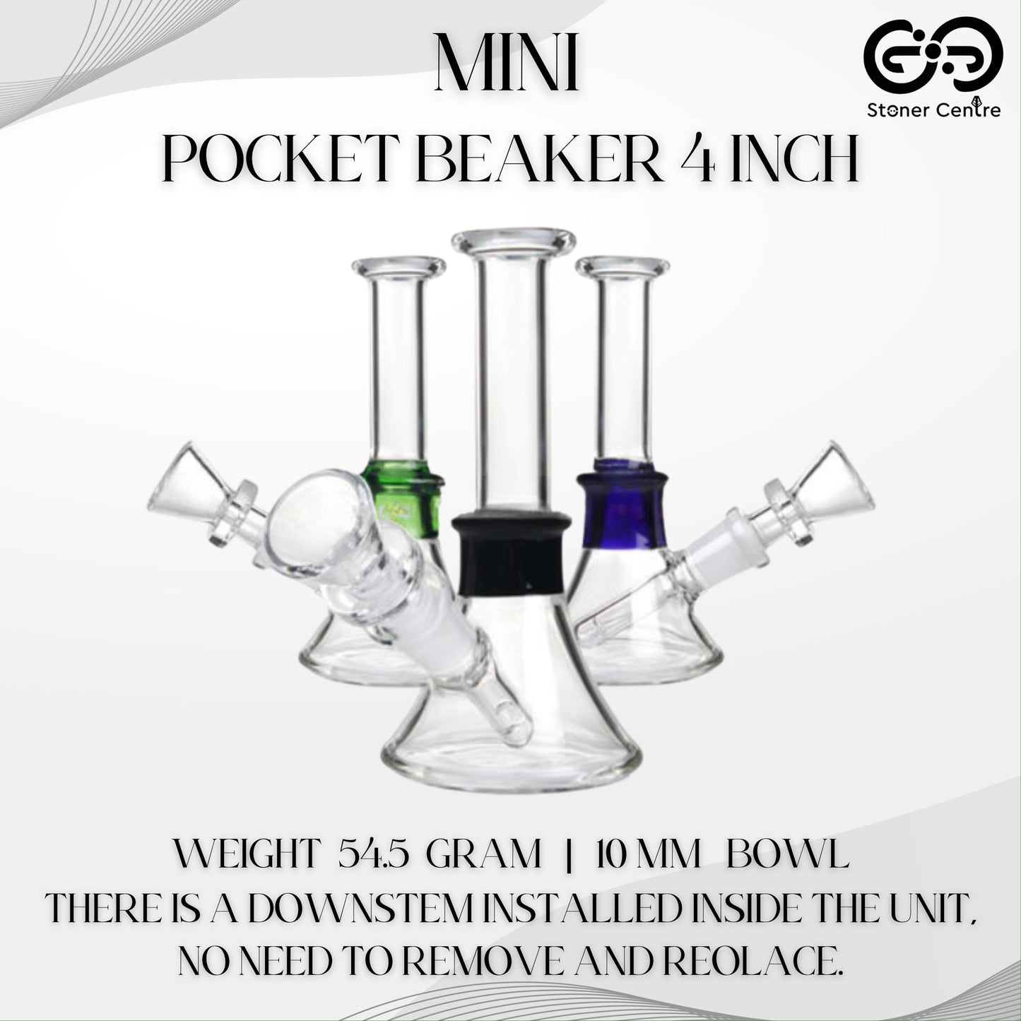 Glass Bong | MINI POCKET BEAKER 4 INCH