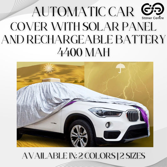 AUTOMATIC CAR COVER WITH SOLAR PANEL AND RECHARGEABLE BATTERY 4400 MAH