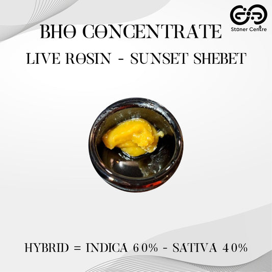 BHO CONCENTRATE | LIVE ROSIN - SUNSET SHEBET