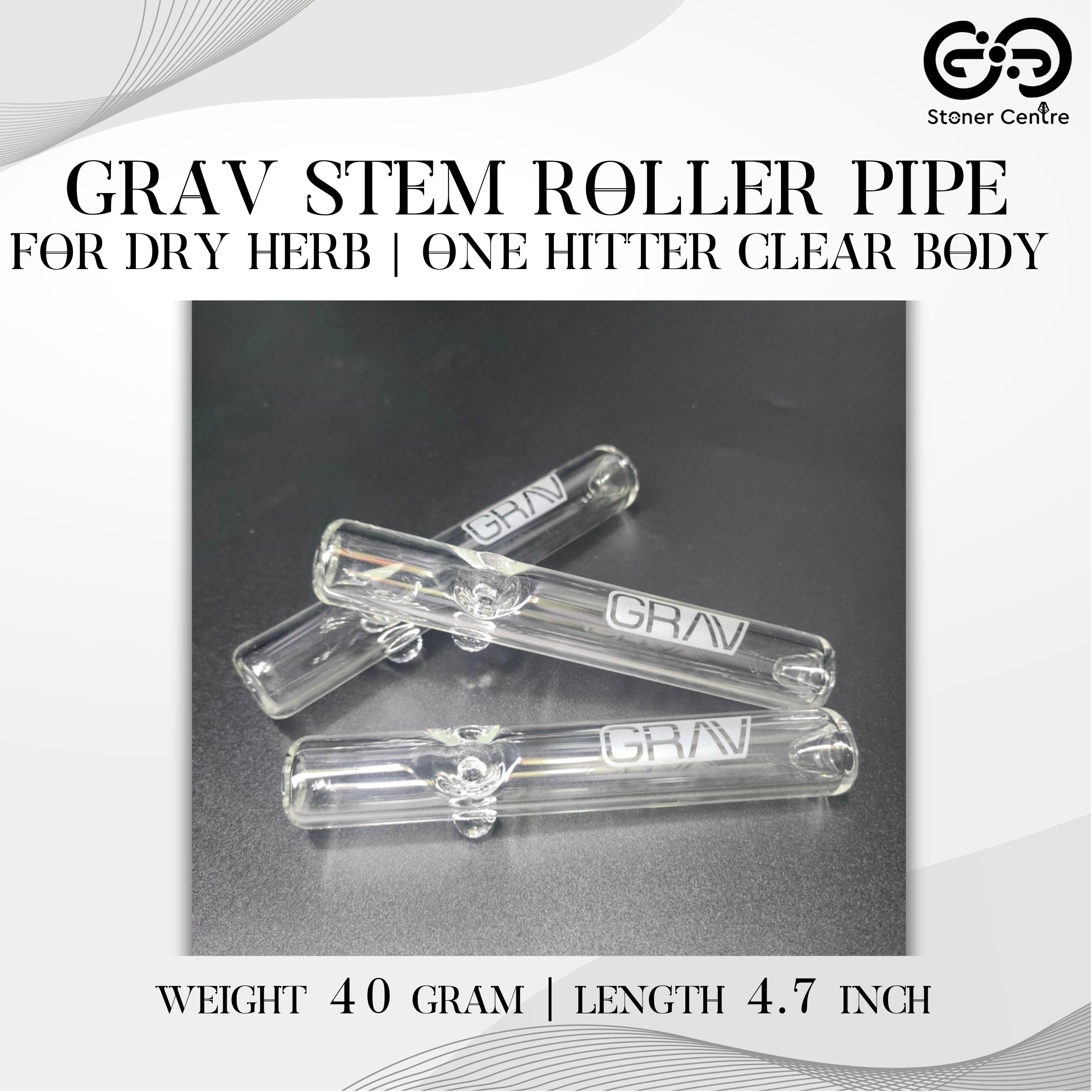 PIPE | GRAV STEAMROLLER 4.7 INCH – Stonercentre.com