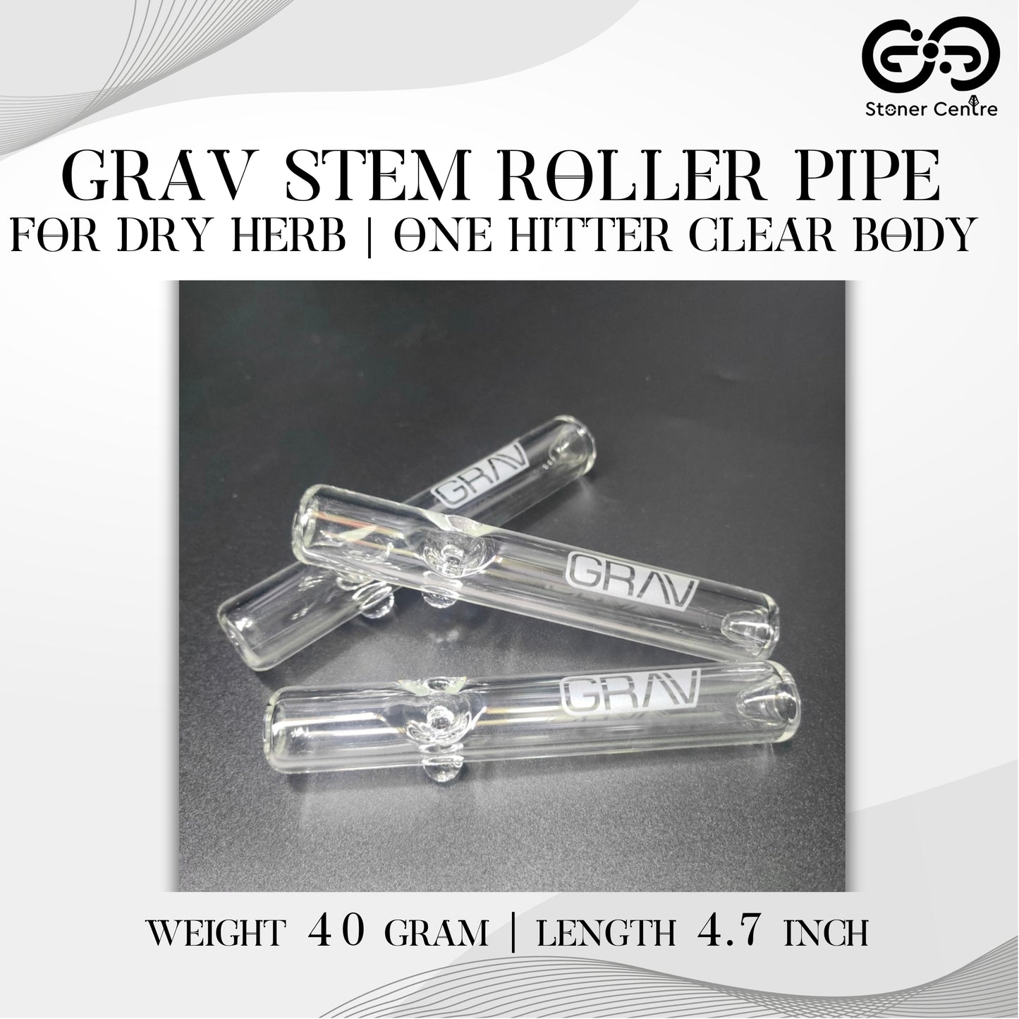 PIPE | GRAV STEAMROLLER 4.7 INCH