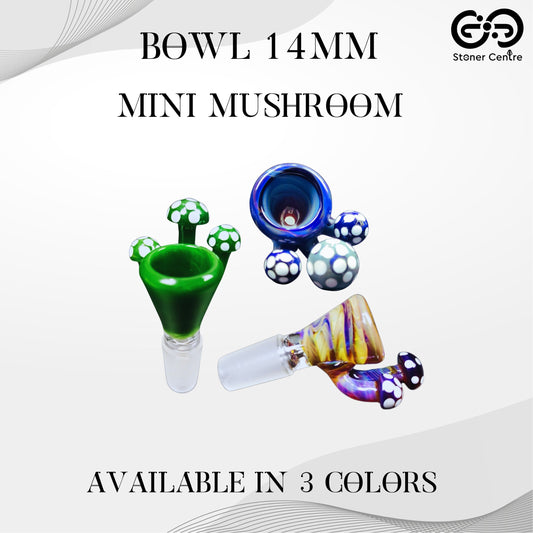 GLASS BOWL | MINI MUSHROOM BOWL 14MM