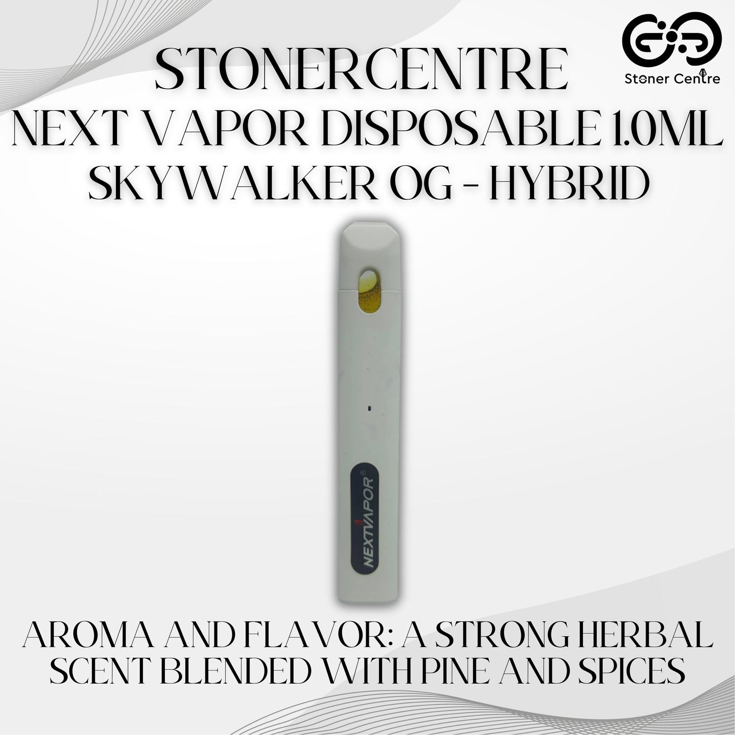 STONERCENTRE | NEXT VAPOR DISPOSABLE 1.0ML | SKYWALKER OG - HYBRID