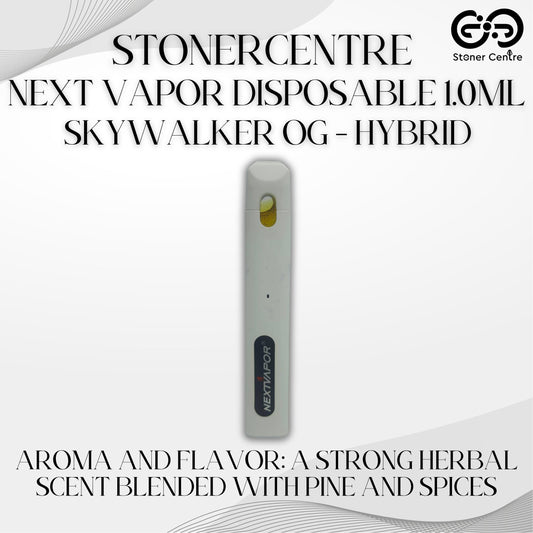 STONERCENTRE | NEXT VAPOR DISPOSABLE 1.0ML | SKYWALKER OG - HYBRID