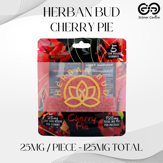 Jelly Herban Bud Cherry Pie Edibles gummy infused thc snack