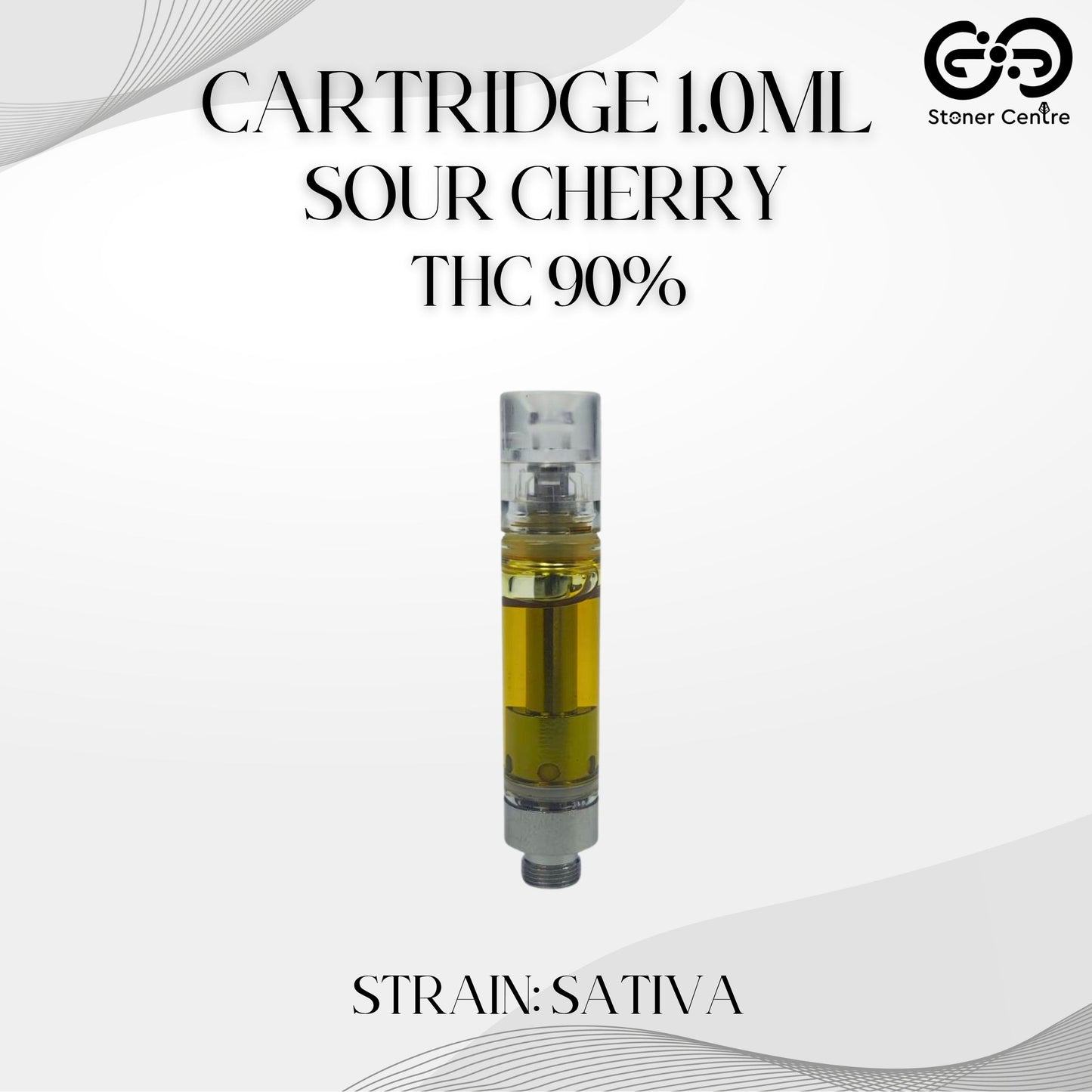 Cartridge 1.0ML | SOUR CHERRY : SATIVA (เฉพาะหัวคาร์ทไม่รวมแบต)