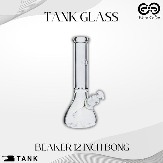TANK GLASS | BONG ORIGINAL BEAKER 12 INCH 9MM THICK
