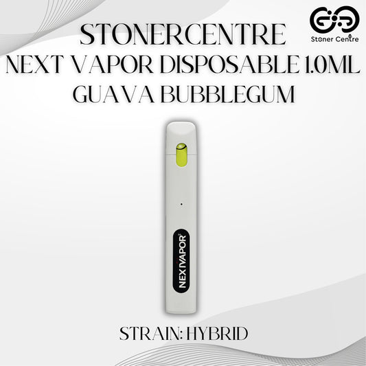 STONERCENTRE | NEXT VAPOR DISPOSABLE 1.0ML | GUAVA BUBBLEGUM - HYBRID