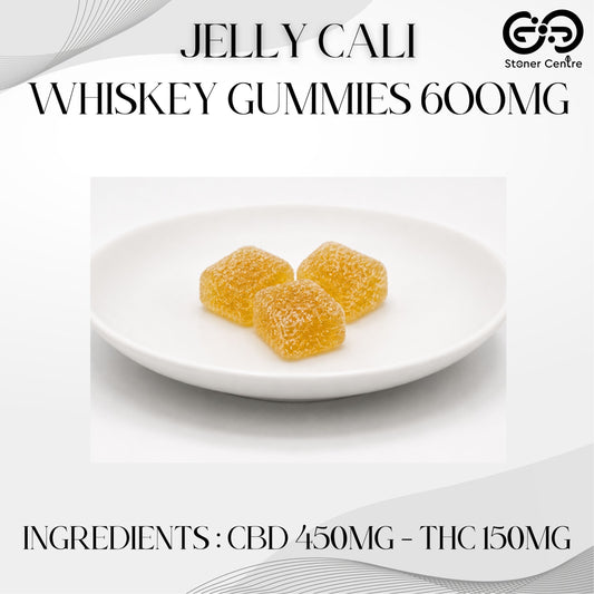 EDIBLES | JELLY CALI - WHISKEY GUMMIES 600MG