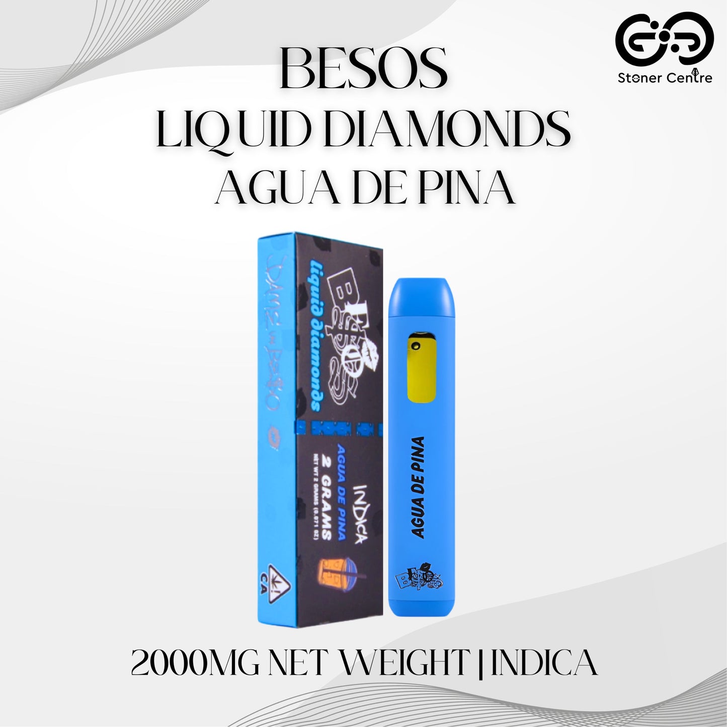 BESOS - LIQUID DIAMONDS 2.0ML | AGUA DE PINA : INDICA