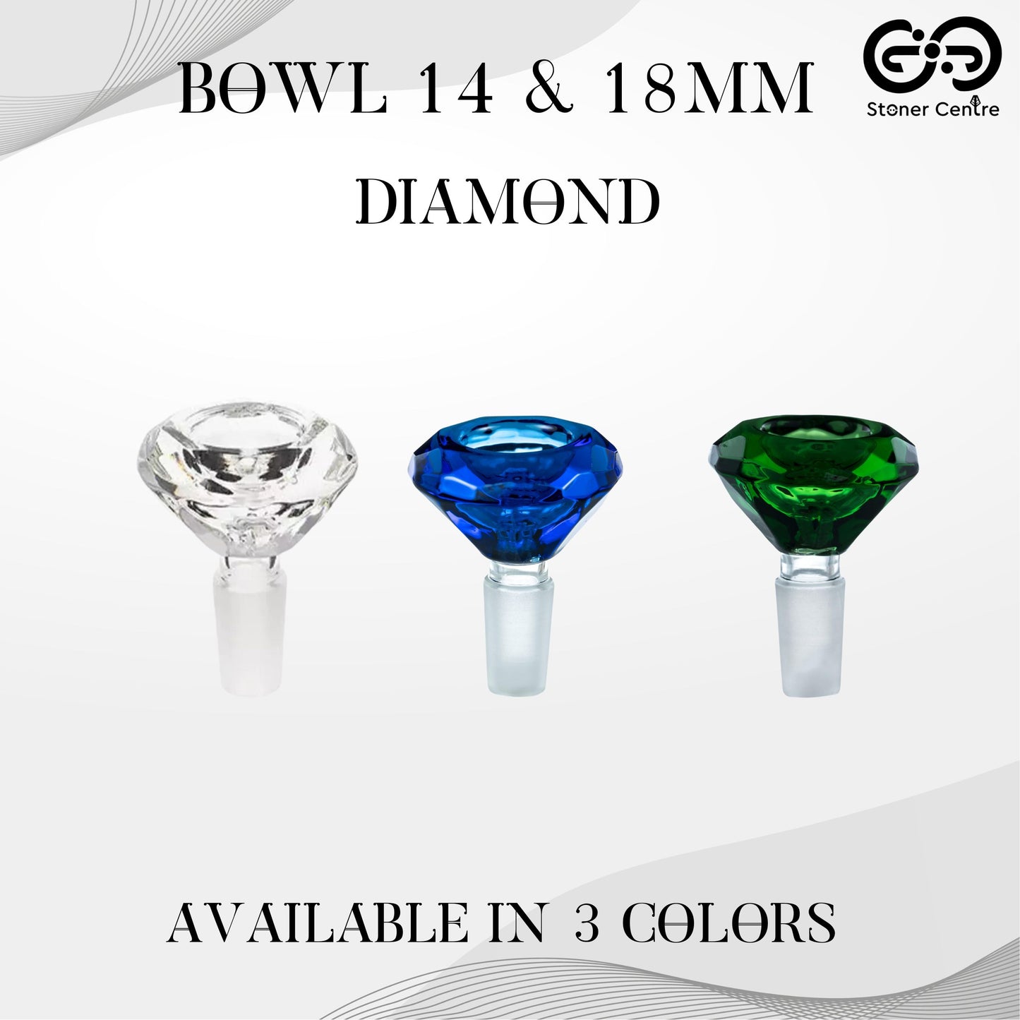 GLASS BOWL | DIAMOND BOWL 14 & 18MM