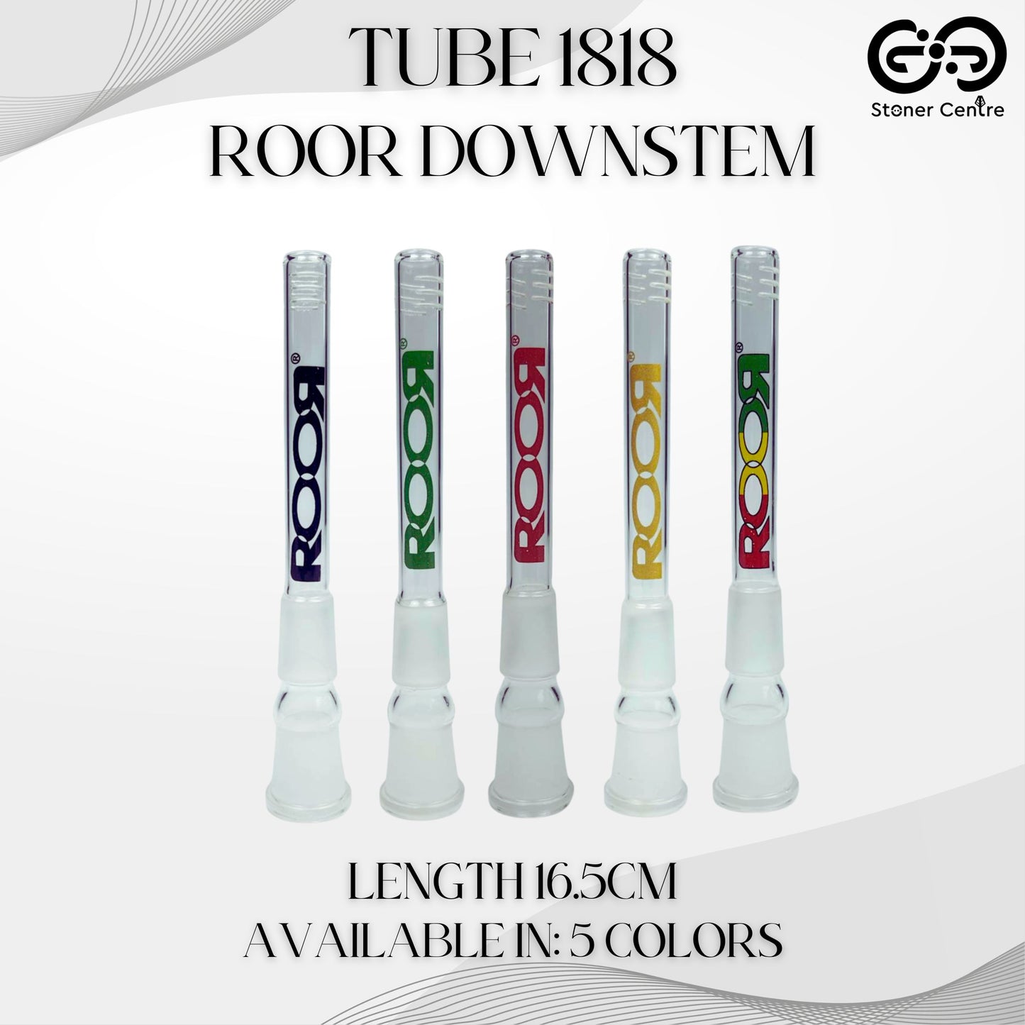 GLASS TUBE | 1818 ROOR 3-SLIT TOTAL DOWNSTEM