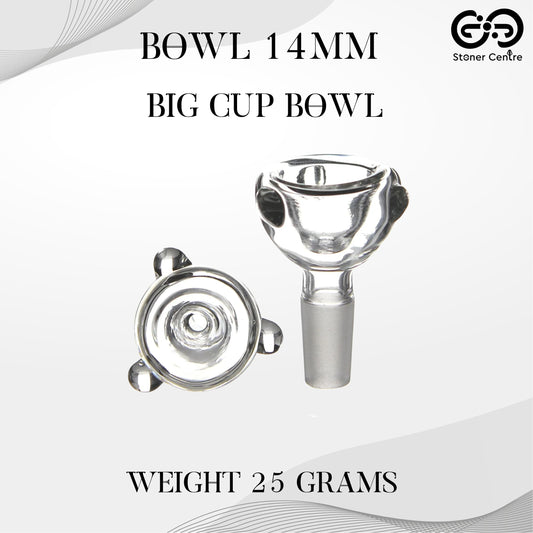 GLASS BOWL | BIG CUP BOWL 14MM