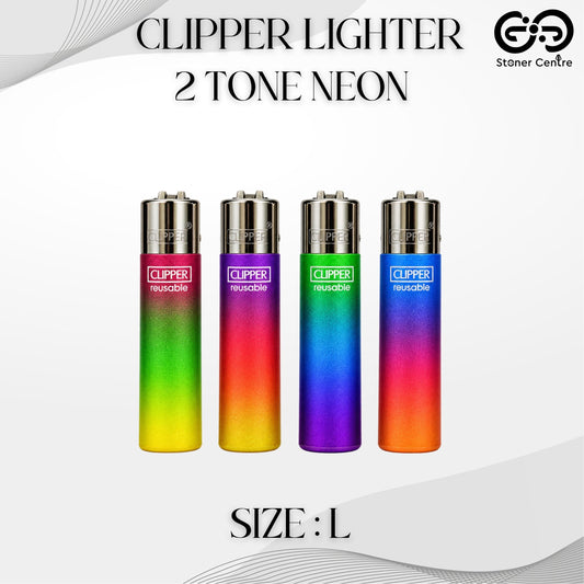 LIGHTER | CLIPPER LIGHTER 2 TONE NEON