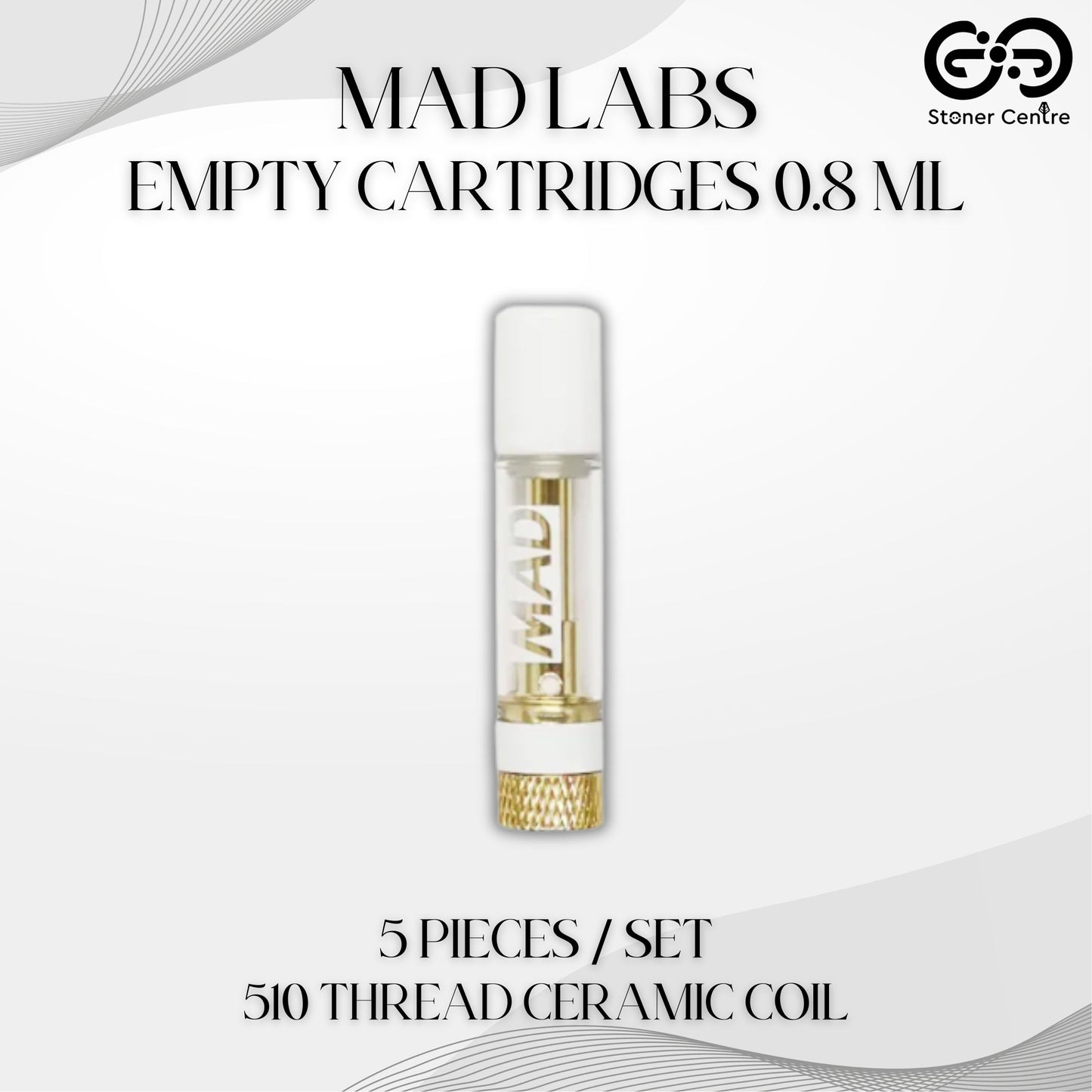 EMPTY CARTRIDGE | MAD LABS 0.8ML (5 PIECES / SET)