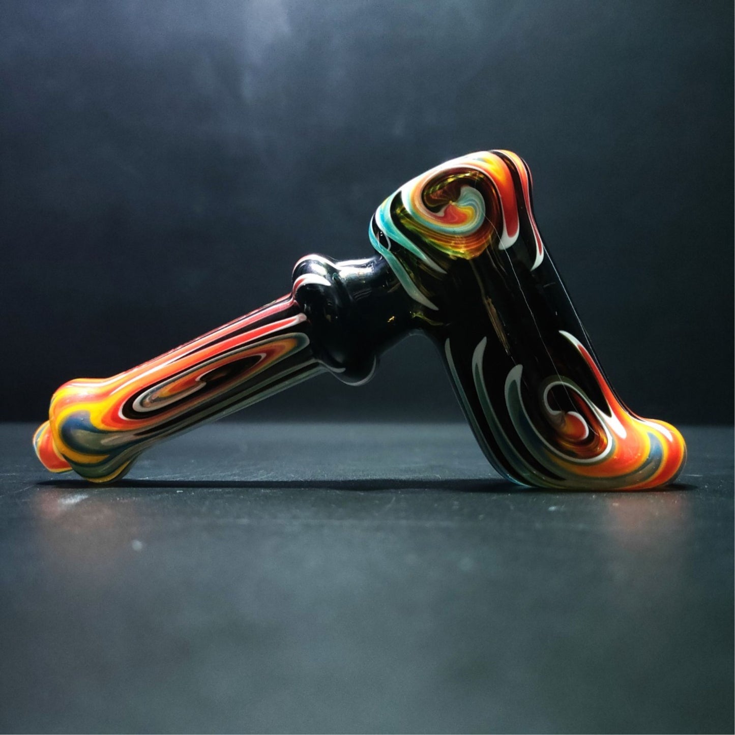 Glass Bong | Dazed Haze Bubbler 5.2" Length with America North Star Glass Rod