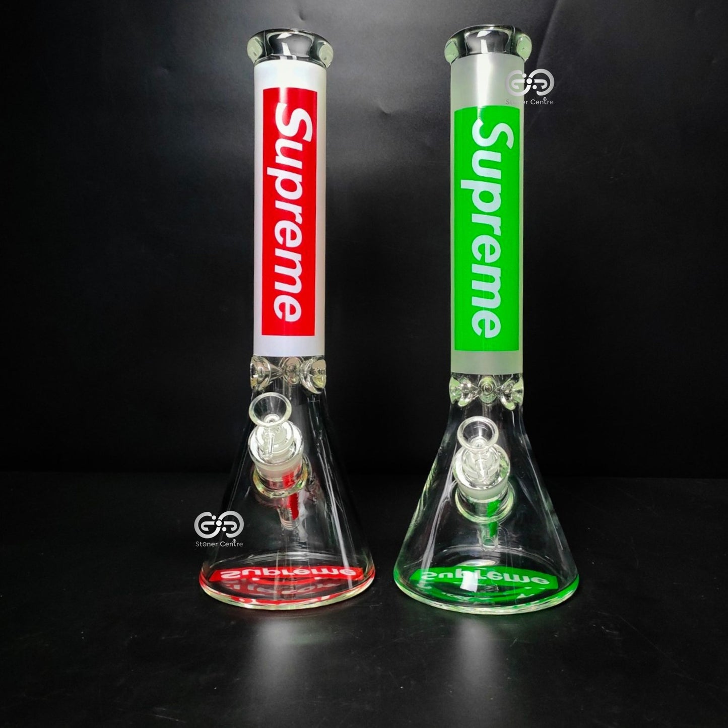 Glass Bong | SUPREME BEAKER BODY AND BASE SCREENED 16 INCH