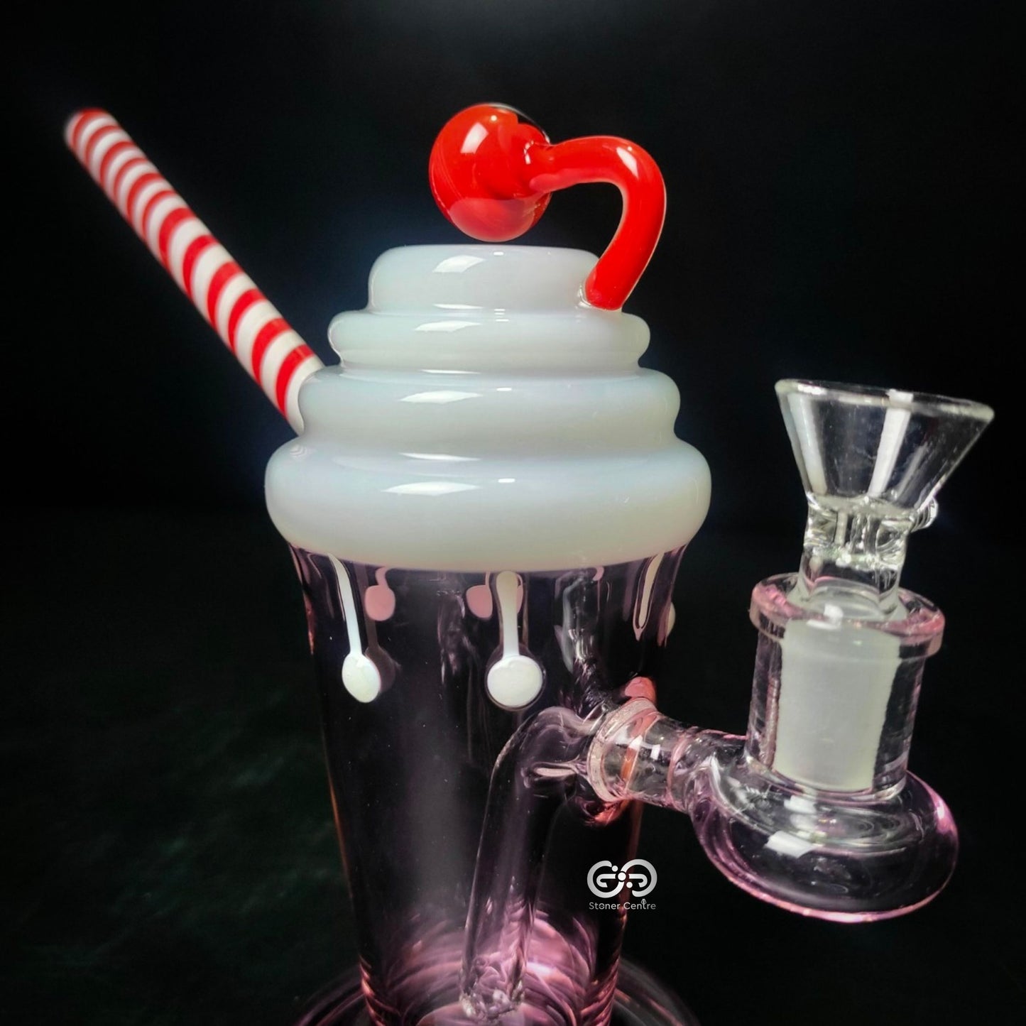 Glass Bong | ICE CREAM DAB RIG 14 MM JOINT 9 INCH