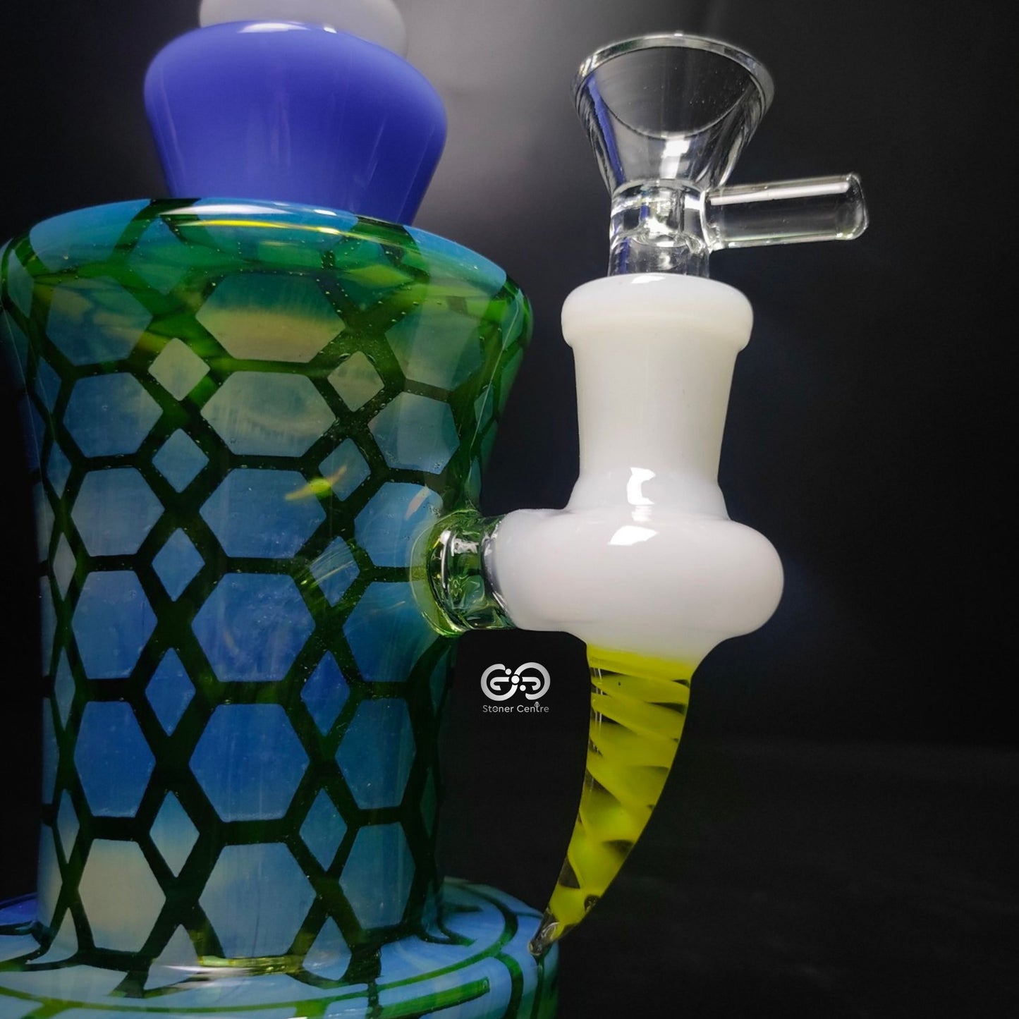 Glass Bong | HORN VASE STR MARBLE 8.5 INCH
