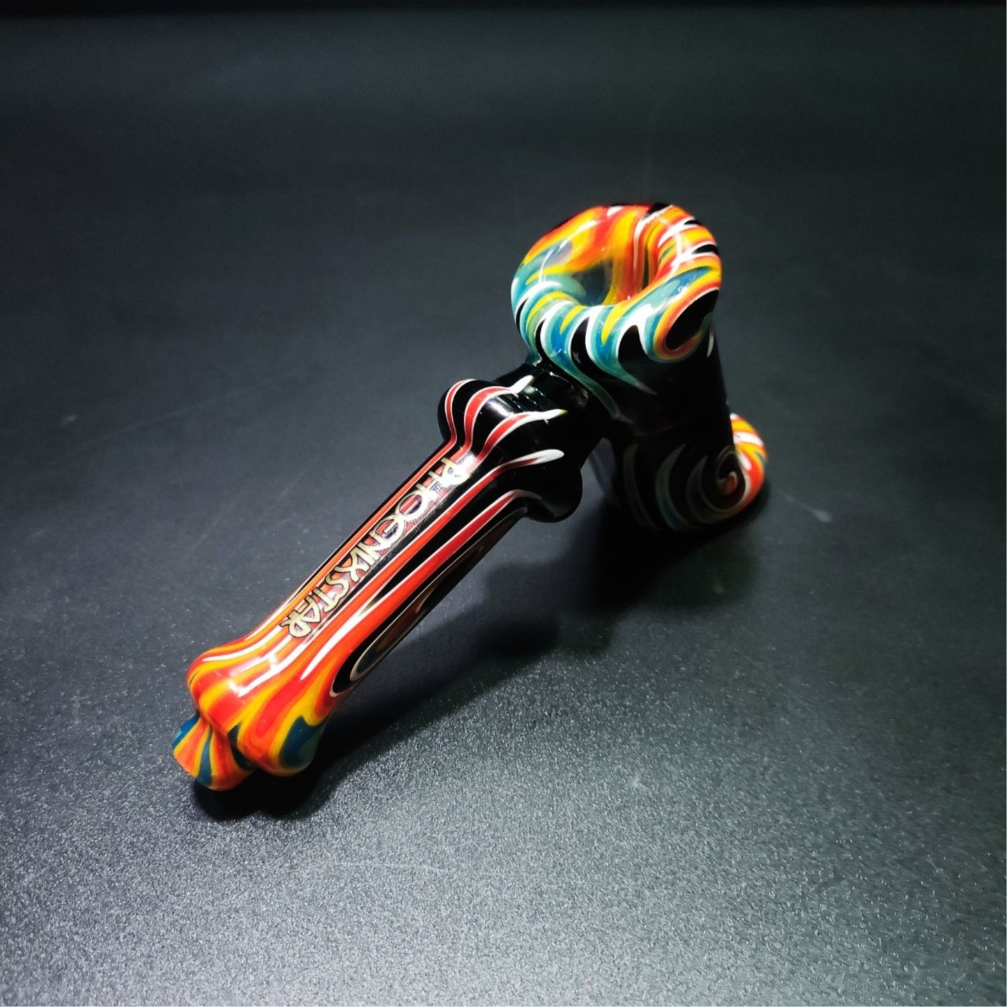 Glass Bong | Dazed Haze Bubbler 5.2" Length with America North Star Glass Rod