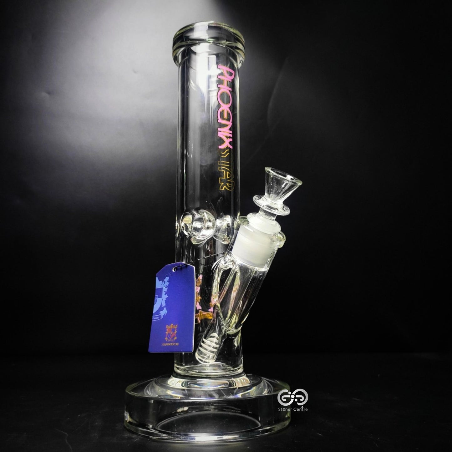 Glass Bong | PHOENIX STAIGHT 12 INCHES 9MM BASE THICK THICKEN JOINT AND EXTRA HEAVY BASE