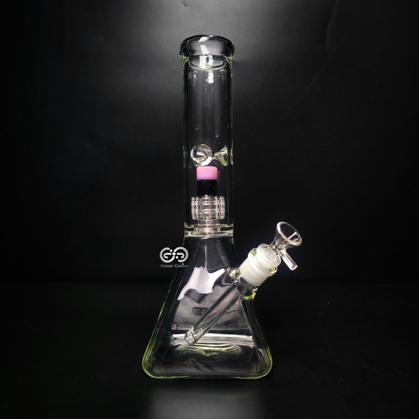 Glass Bong | WP247 SQUARE BASE WITH MATRIX PERC 12 INCH