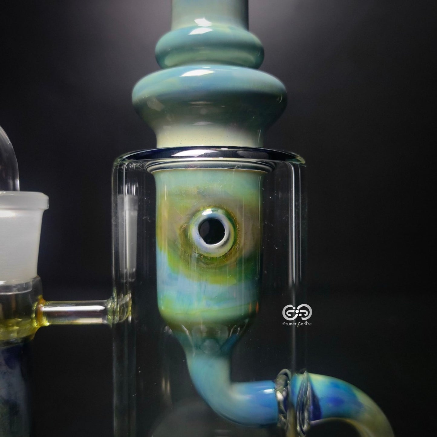 Glass Bong | OG18 KLEIN RECYCLER WITH HONEY COMB JET PERC 8.8 INCH