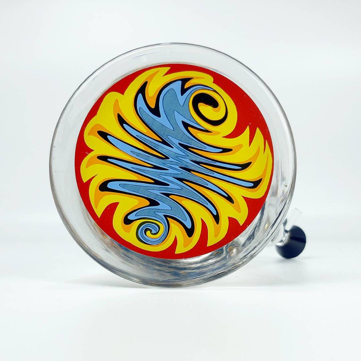 Glass Bong | ROOR BEAKER WIG WAG WITH DOME PERC 9 MM 13.5 INCH