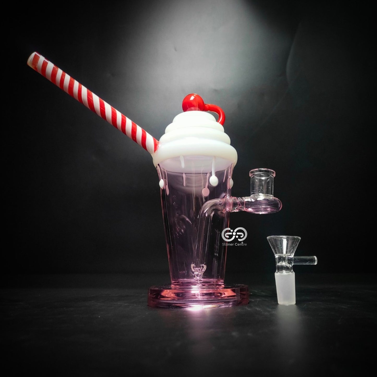 Glass Bong | ICE CREAM DAB RIG 14 MM JOINT 9 INCH