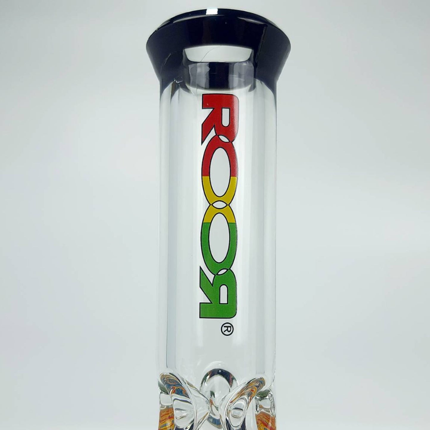 Glass Bong | ROOR BEAKER WIG WAG WITH DOME PERC 9 MM 13.5 INCH