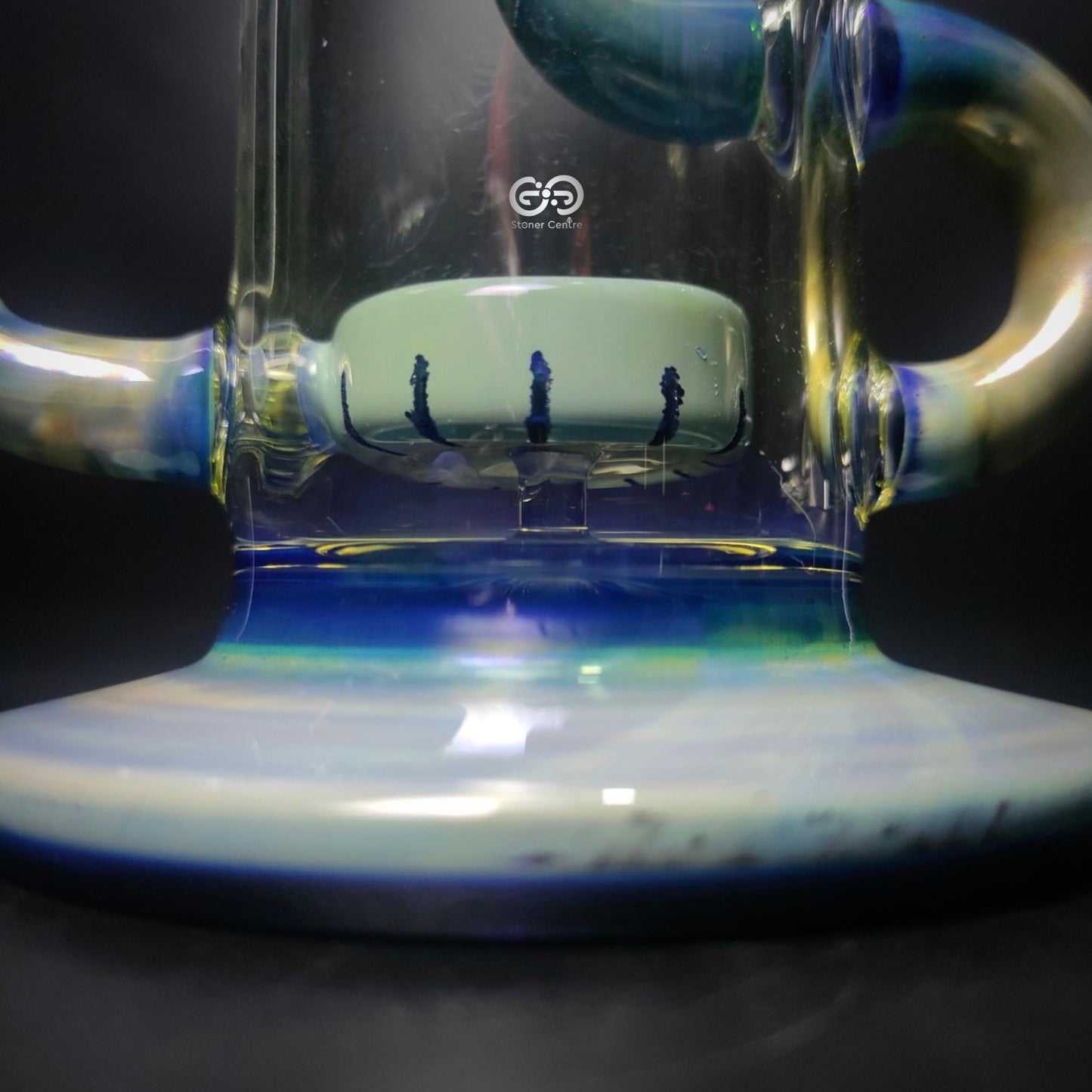 Glass Bong | OG18 KLEIN RECYCLER WITH HONEY COMB JET PERC 8.8 INCH