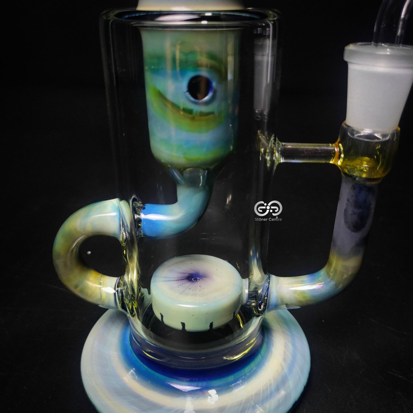 Glass Bong | OG18 KLEIN RECYCLER WITH HONEY COMB JET PERC 8.8 INCH