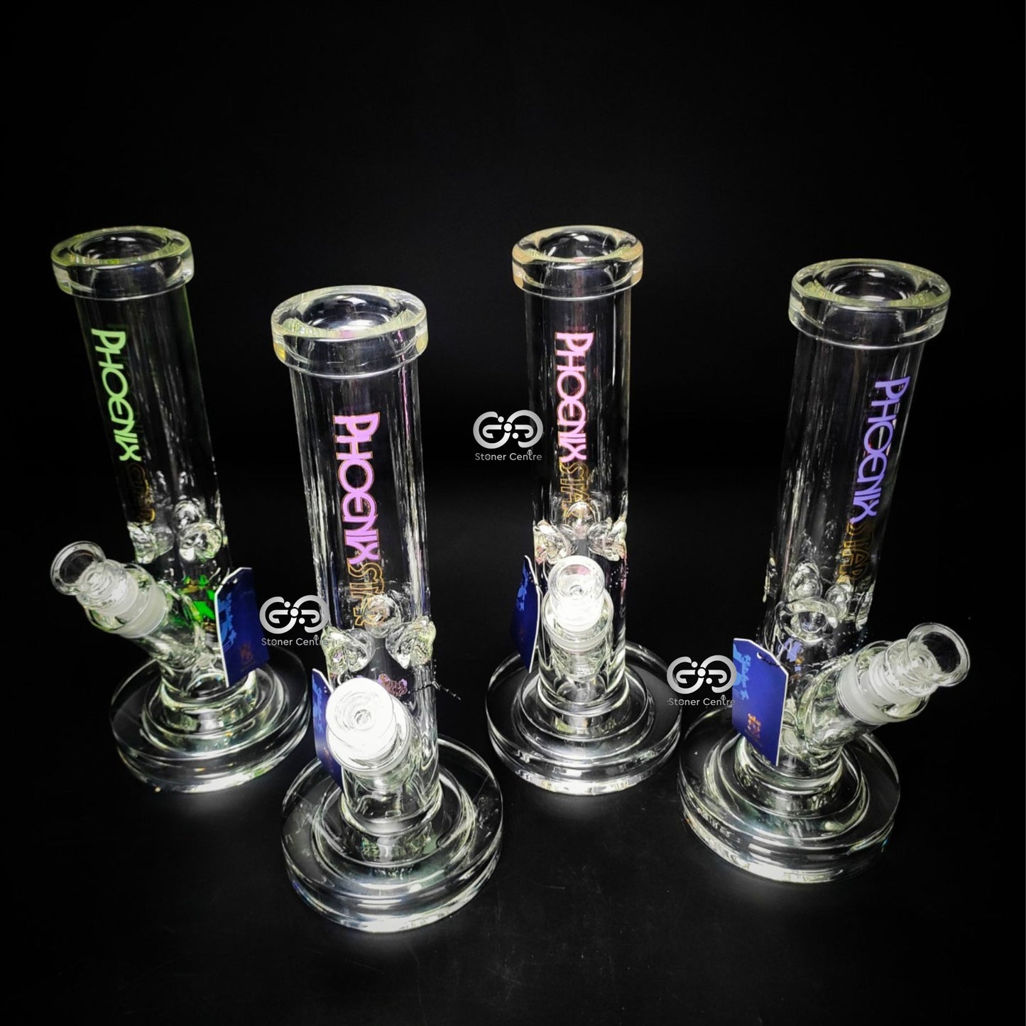 Glass Bong | PHOENIX STAIGHT 12 INCHES 9MM BASE THICK THICKEN JOINT AND EXTRA HEAVY BASE