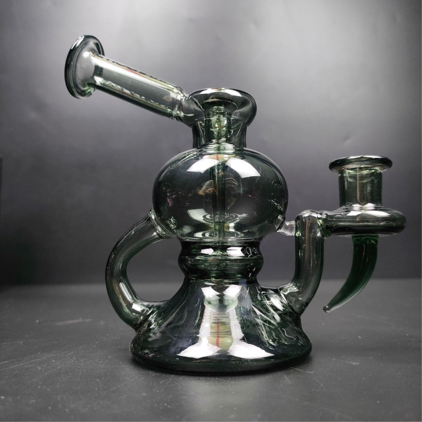 Glass Bong | 7 Pcs Recycler II Portable Oil Rig Set Full 