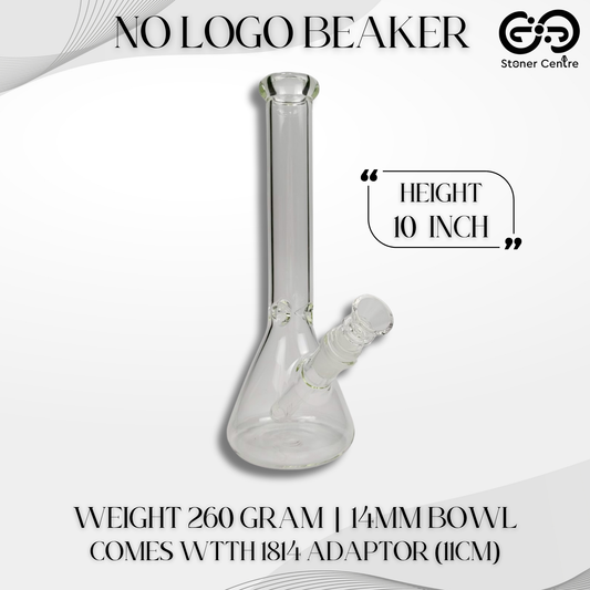 GLASS BONG | NO LOGO BEAKER NOLOGO 10 INCH