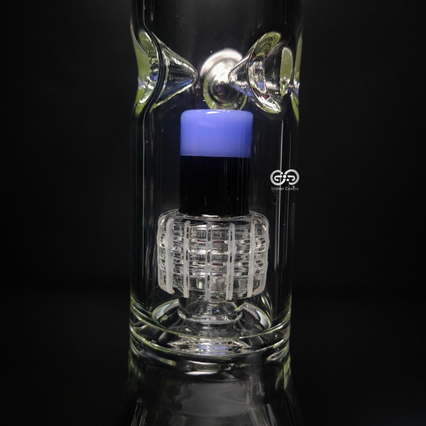 Glass Bong | WP247 SQUARE BASE WITH MATRIX PERC 12 INCH