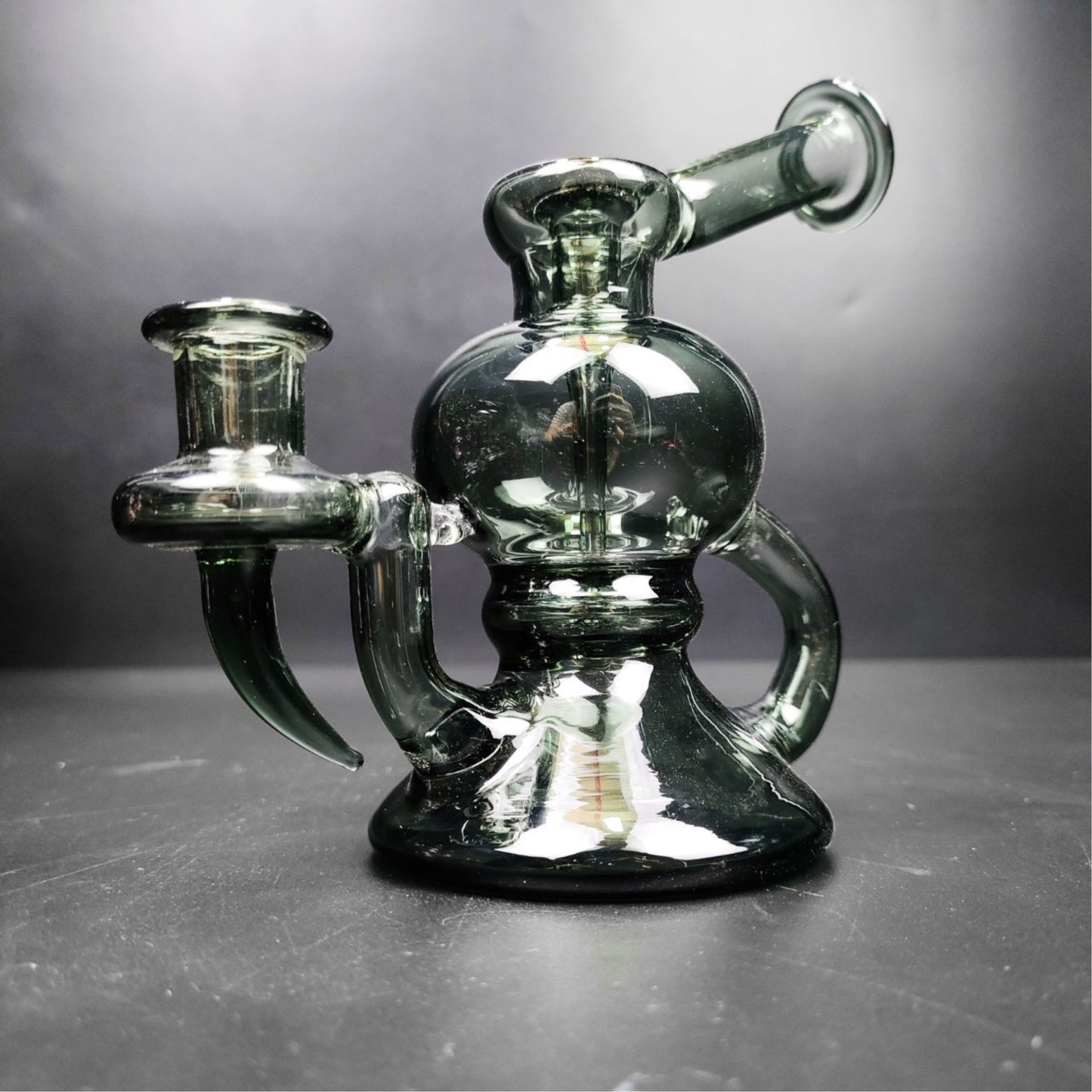 Glass Bong | 7 Pcs Recycler II Portable Oil Rig Set Full 