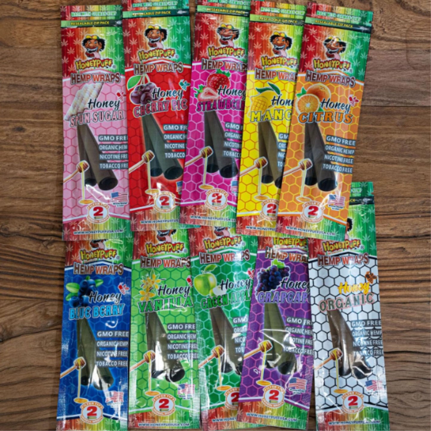 ROLLING PAPER | HONEYPUFF HEMP WRAPS 110 MM