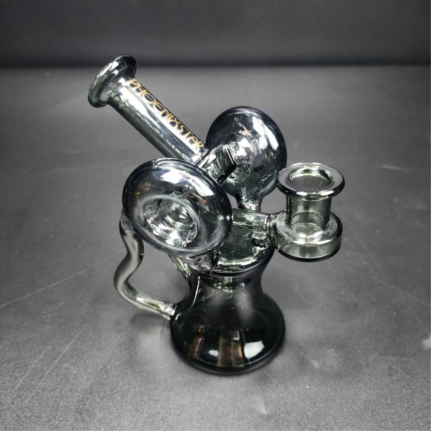 Glass Bong | 7 Pcs Recycler Portable Oil Rig Set Full