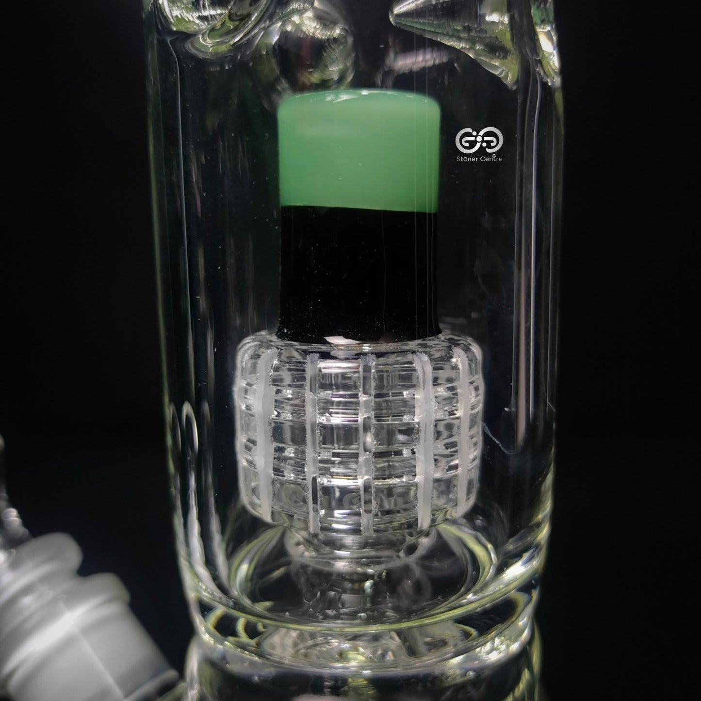 Glass Bong | WP247 SQUARE BASE WITH MATRIX PERC 12 INCH