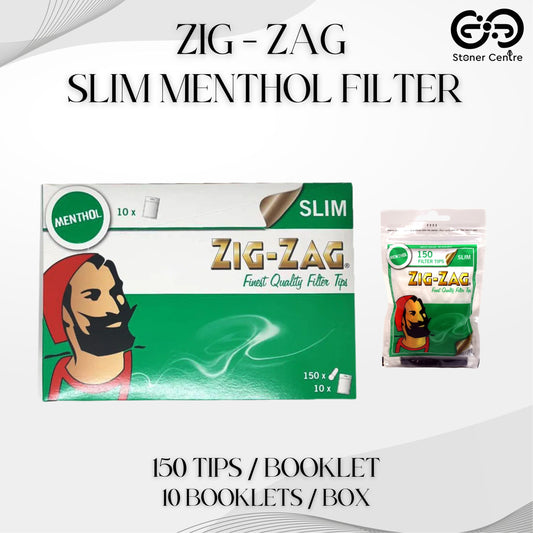 ROLLING PAPER | ZIG - ZAG SLIM MENTHOL FILTER