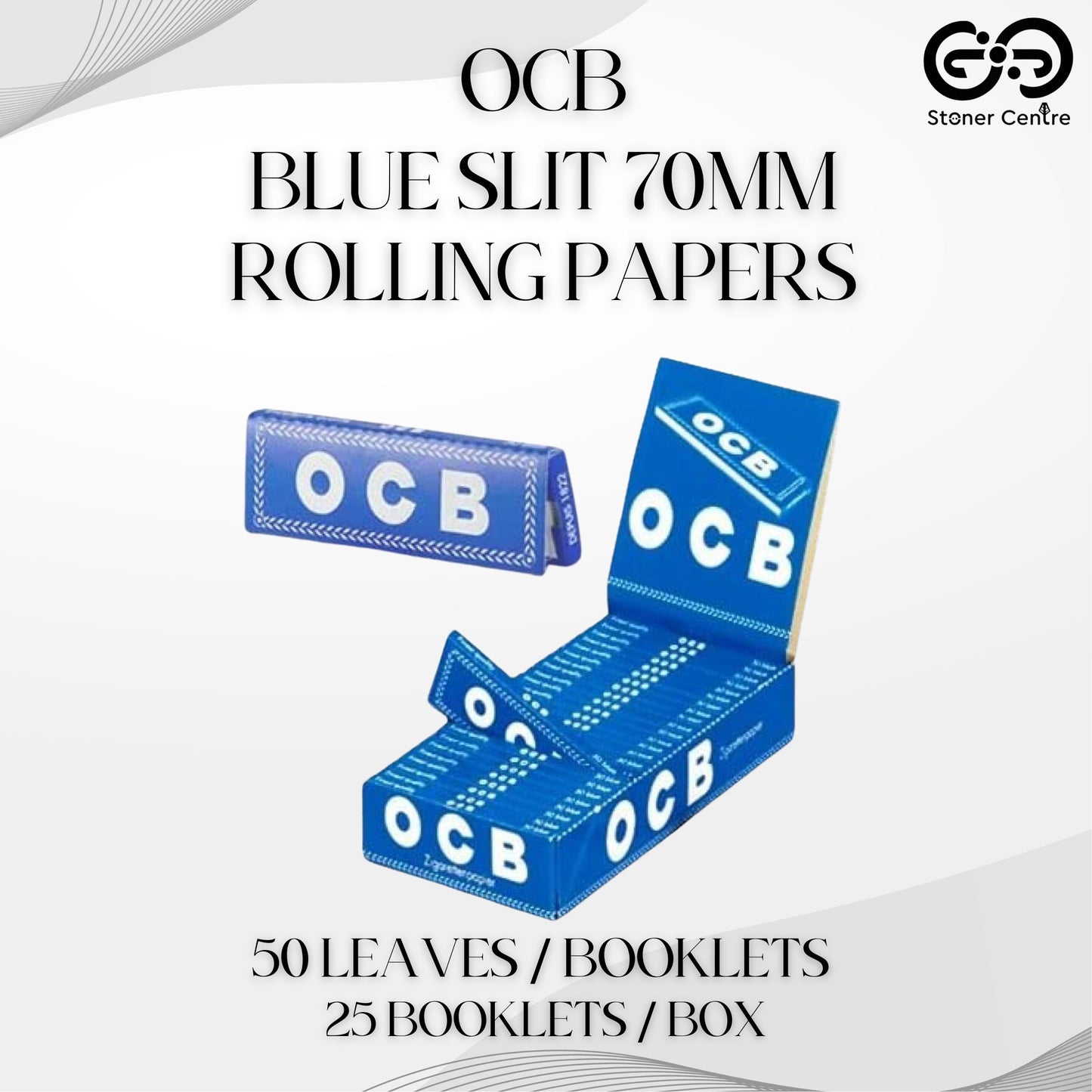 ROLLING PAPER | OCB BLUE SLIT 70MM ROLLING PAPER