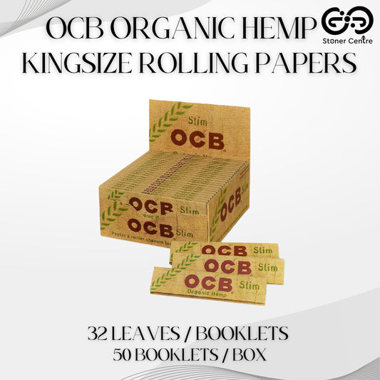 ROLLING PAPER | OCB ORGANIC HEMP KINGSIZE ROLLING PAPER
